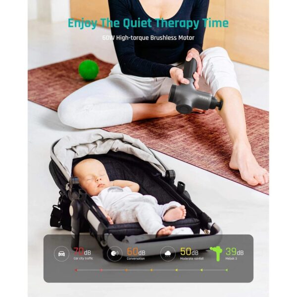 عکس ماساژور تفنگی مباک مدل Mebak 3 ماساژور تفنگی برقی مباک مدل Mebak 3