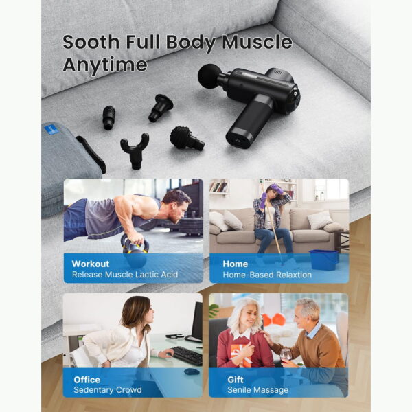 ماساژور تفنگی رنفو مدل RENPHO Active (7)