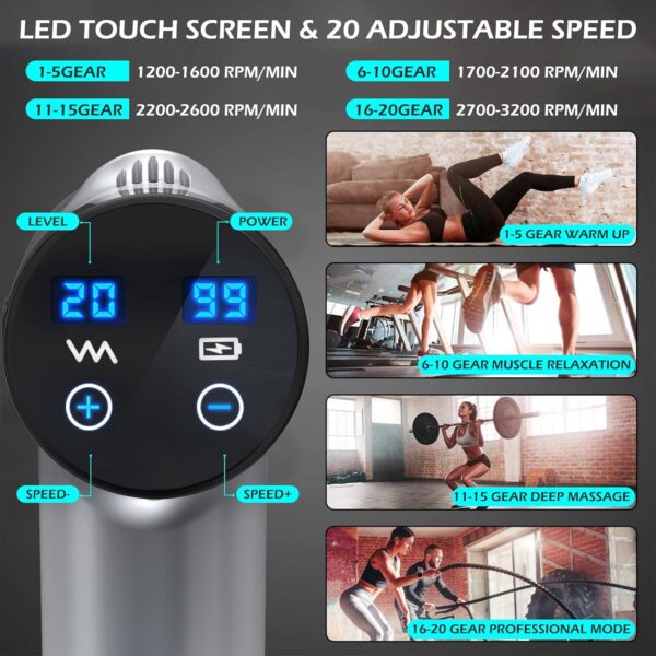 عکس ماساژور تفنگی ارلنگ مدل AERLANG EM8 ماساژور تفنگی ارلنگ مدل AERLANG EM8 (11)