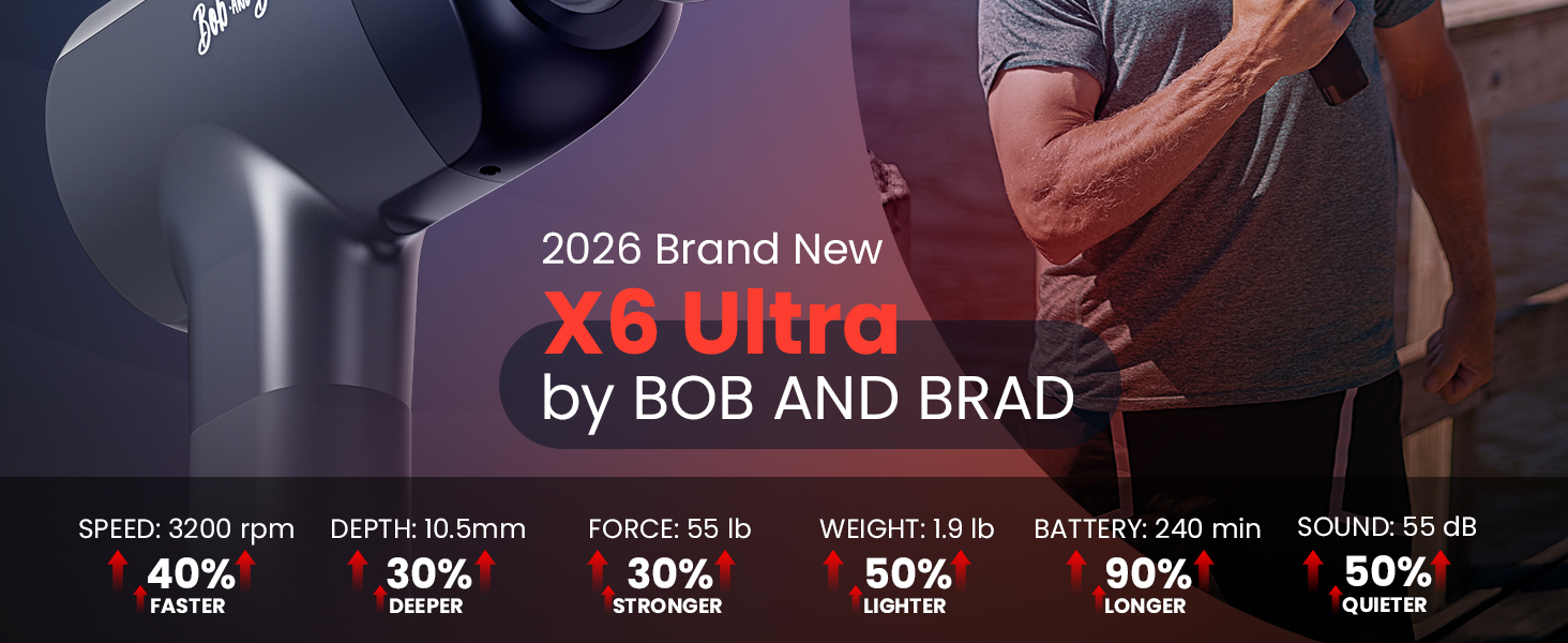 عکس ماساژور تفنگی Bob and Brad X6 Ultra 2